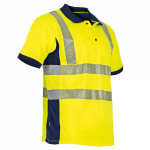 Dickies Dickies Haute Visibilité Bicolore Polo Hommes Manches Courtes Travail Ppe Tee 